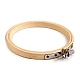 Bamboo embroidery hoop ø10 cm - Beech (10 Pieces)