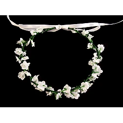 Floral wreath for bridesmaid - White (1 Piece)