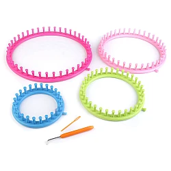 Knitting loom set for shawls, snoods, hats - As pictured (1 Set)