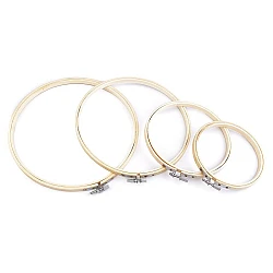 Bamboo embroidery hoop set - Bamboo light (1 Set)