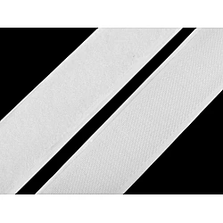 Self-adhesive hook and loop fastener width 30 mm - White (1 Meter)
