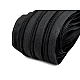 Continuous nylon zipper, no 5, for bx type sliders - Black (200 Meters)