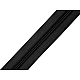Continuous nylon zipper, no 3, for bx type sliders - Black (25 Meters)