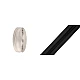 Continuous nylon zipper, no 3, for bx type sliders - Black (25 Meters)
