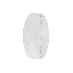 Continuous nylon zipper, no 3, for bx type sliders - White (200 Meters)