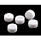 Diy mini rattle inserts ø22 mm - White (5 Pieces)