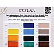 Colour card - polypropylene webbing - As pictured (1 Piece)