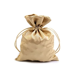 Satin gift pouch bag 13x18 cm - Gold lt. (1 Piece)