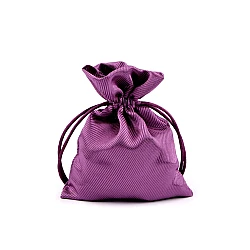 Satin gift pouch bag 9.5x13 cm - Violet (1 Piece)