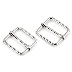 Adjustable slide square buckle width 26 mm - Nickel (10 Pieces)