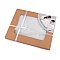 Bride and groom wedding bib - diy - White (1 Box)