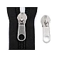 Slider to nylon zippers no 10 - Black nickel (10 Pieces)