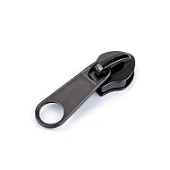 Slider to nylon zippers no 10 - Black nickel (10 Pieces)