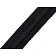Continuous nylon zipper no 10 - Black (1 Meter)