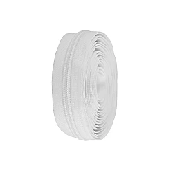 Continuous nylon zipper no 10 - White (1 Meter)