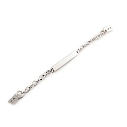 Coat hanging chain loop - Nickel (10 Pieces)