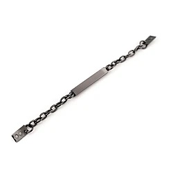 Coat hanging chain loop - Black nickel (10 Pieces)