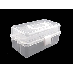 Plastic storage organizer box - Transparent (1 Piece)