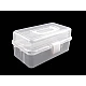 Plastic storage organizer box - Transparent (1 Piece)