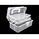 Plastic storage organizer box - Transparent (1 Piece)