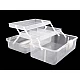 Plastic storage organizer box - Transparent (1 Piece)
