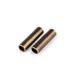 Cord end caps / metal decorative cord end tips ø5.6 mm - Vintage brass (10 Pieces)