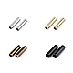Cord end caps / metal decorative cord end tips ø5.6 mm - Black varnish (10 Pieces)