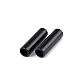 Cord end caps / metal decorative cord end tips ø5.6 mm - Black varnish (10 Pieces)