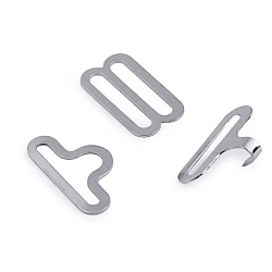 Bow tie hardware clip - Nickel (1000 Sets)