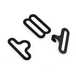 Bow tie hardware clip - Black (1000 Sets)