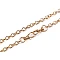 Bag / purse metal chain with lobster clasp length 120 cm - Gold classic (1 Piece)
