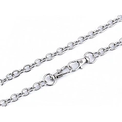 Bag / purse metal chain with lobster clasp length 120 cm - Nickel (1 Piece)