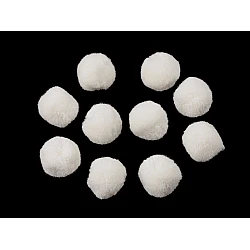 Pom pom deluxe ø20 mm - Creamy light (12 Pieces)