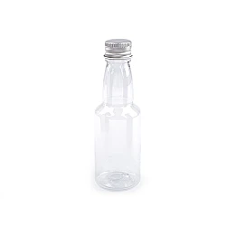 Plastic vial / bottle with screw cap - Transparent (1 Vial)