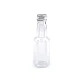 Plastic vial / bottle with screw cap - Transparent (10 Vials)