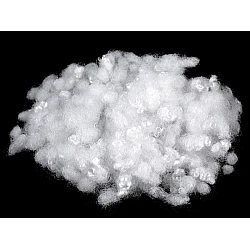 Hollow fiber polyester ball fiber filling / toy stuffing, 5 kg, not bleached - White (1 Bag)