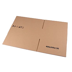 Cardboard box 40x30x15 cm - Natural brown (1 Piece)