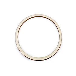 Wooden hoop ø20 cm, flat - Natural light (2 Pieces)