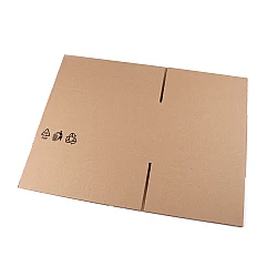 Cardboard box 34x26x19 cm - Natural brown (1 Piece)