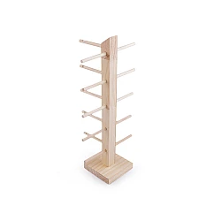 Wood bracelet / glasses display stand - Natural light (1 Piece)