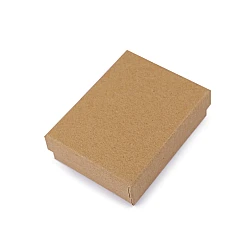 Paper gift box 7x9 cm for jewellery - Natural brown (1 Piece)