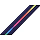 Continuous nylon rainbow zipper no 5 - White (1 Meter)