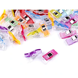 Sewing craft clips / pegs to hold fabric 10x27 mm - Mix (20 Pieces)