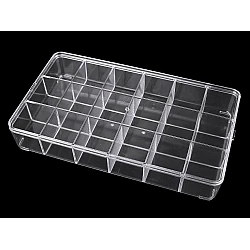 Plastic storage bin / container 16.5x29 cm - Transparent (1 Piece)