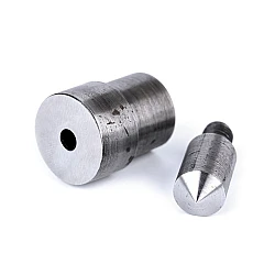 Hand press dies mold for hole making, for grommets ø5; 7; 8; 10 mm - Nickel (1 Set)