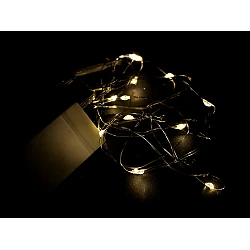Battery operated led string lights - White (1 Piece)