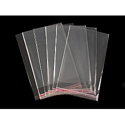 Clear plastic self-adhesive seal bags 8x12 cm - Transparent (100 Pieces)