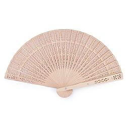 Bamboo hand fan - Bamboo light (1 Piece)