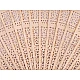 Bamboo hand fan - Bamboo light (10 Pieces)