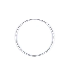 Metal circle hoop ø15 cm light aluminum - Silver (1 Piece)
